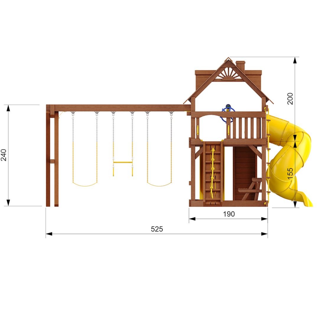 Детский игровой комплекс New Sunrise Форт-3